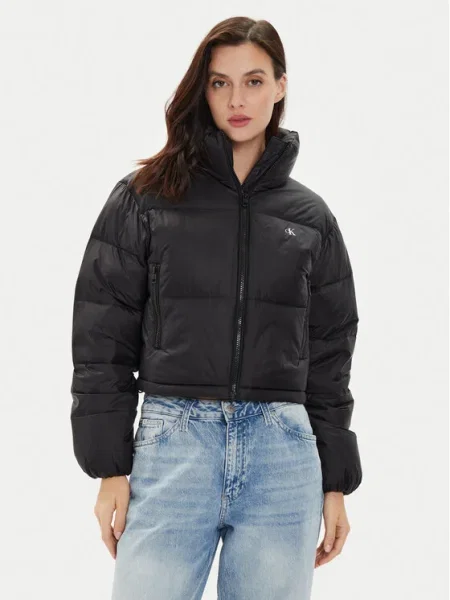 Calvin Klein Jeans Geacă din puf negru