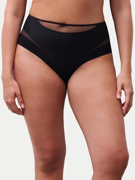 Классические трусы Chantelle с высокой посадкой черные