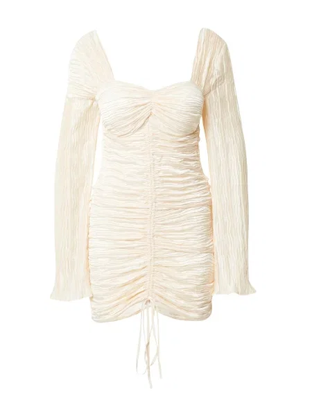 Misspap Rochie de cocktail pastel galben