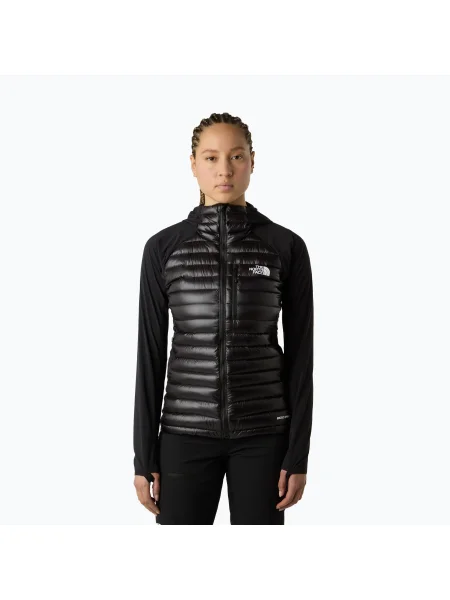 Geacă hibridă pentru femei The North Face Summit Breithorn Lt Hybrid Hoodie black negru