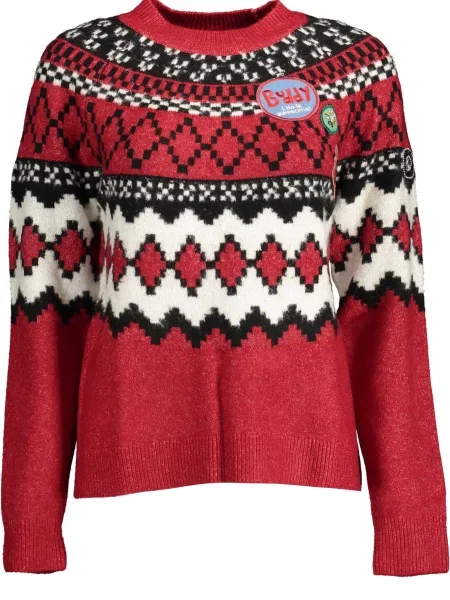 Пуловер Desigual черно