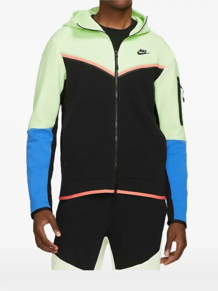 Pantaloni Nike din fleece alergare cu broderie negru