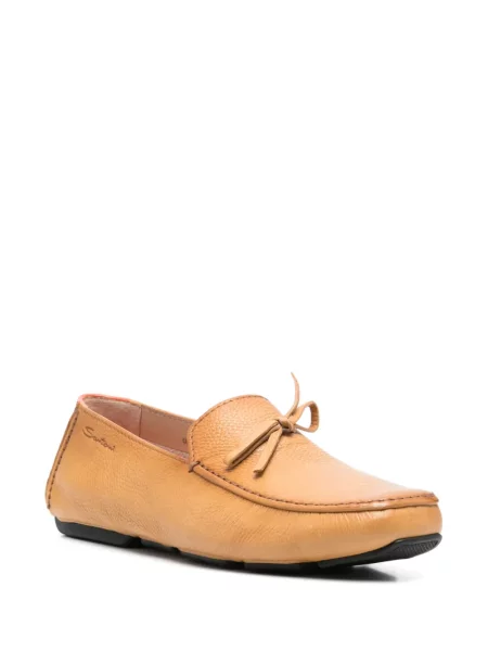 Pantofi loafer Santoni din piele