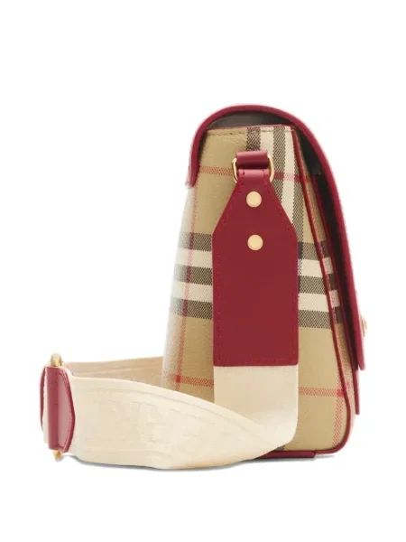 Iš natūralios odos pledinė odinė rankinė Burberry