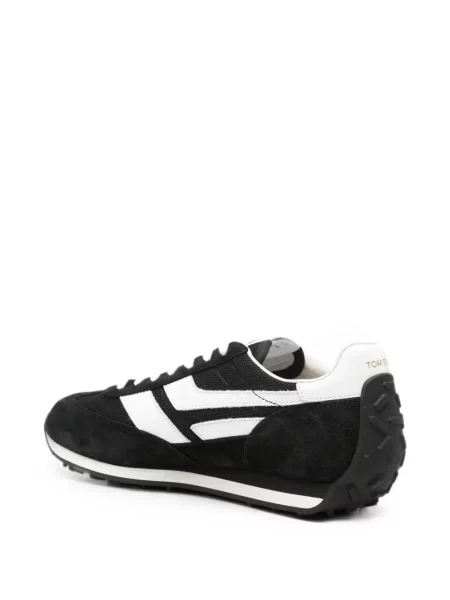 Sneakerși Tom Ford cu autograf negru