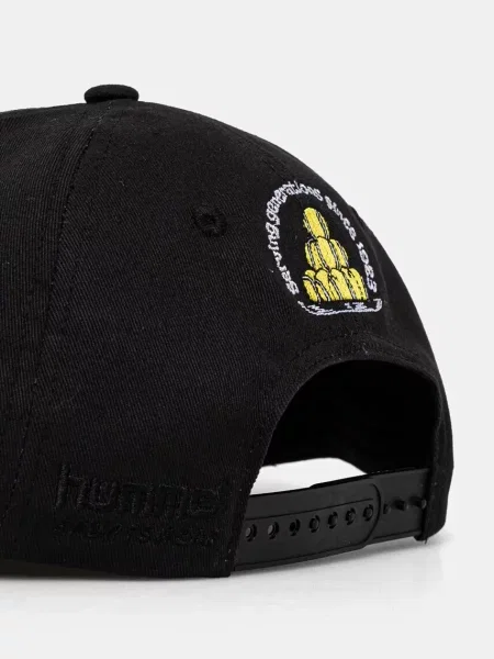 Baseballová čepice Hummel s aplikací černá
