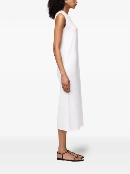 Rochie Another Tomorrow fără mâneci alb
