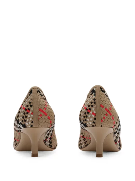 Pantofi cu toc Burberry în carouri