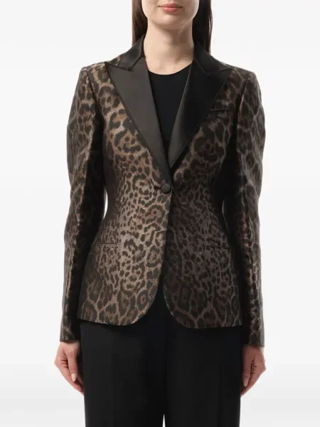 Sacou Lanvin cu imagine cu model leopard