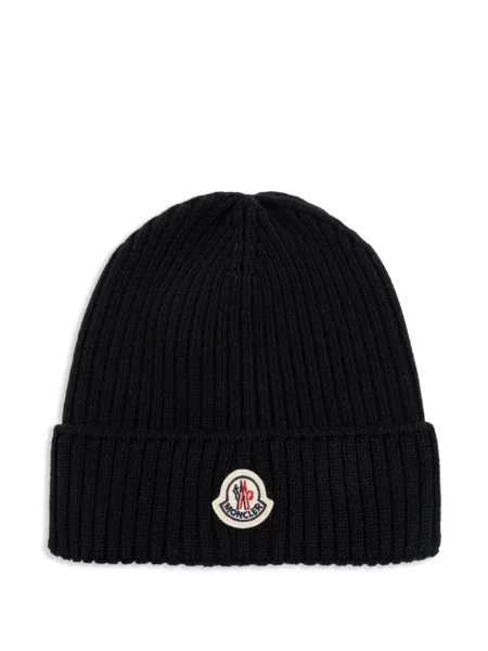 Czapka dziecięca Moncler Enfant czarna