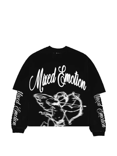 Marškinėliai Mixed Emotion juoda