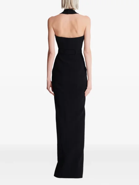 Костюм рокля Balmain с катарама оглавник черно