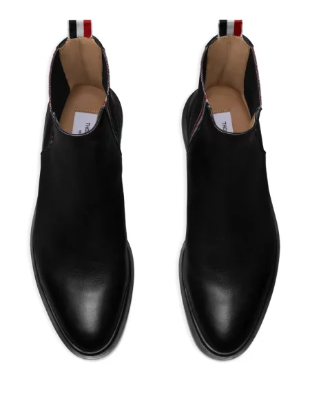Botine chelsea Thom Browne din piele negru