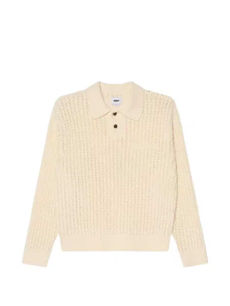 Tricou polo Obey tricotate