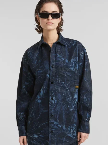 Сорочка G-star Raw синя