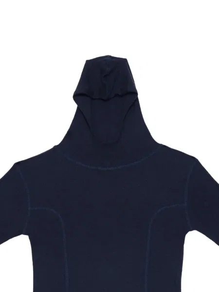 Tricou Baserange lung albastru