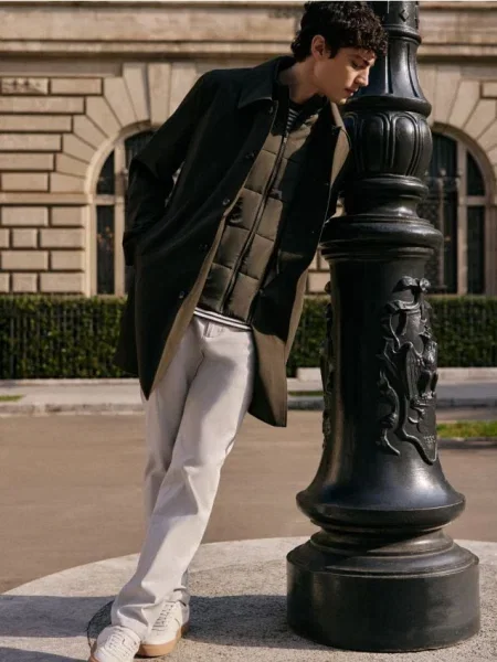 Reserved Pantaloni chino slim fit deschis gri