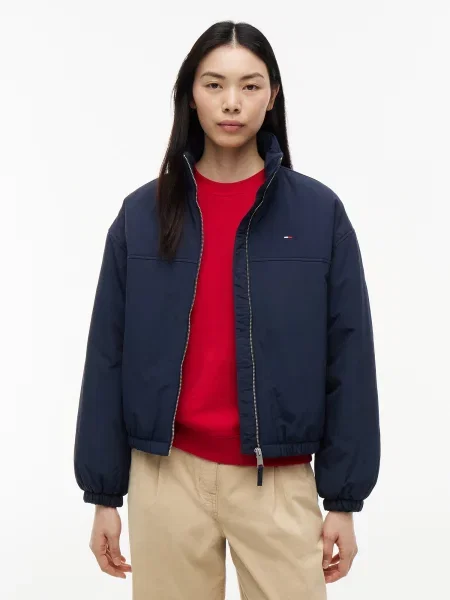 Tommy Jeans Geacă de primăvară-toamnă bleumarin