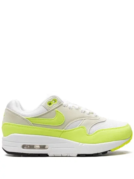 Sneakerși Nike Air Max 1 din piele de căprioară alb