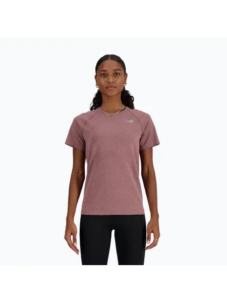 Olcsóbban. New Balance női póló Seamless édesgyökér heather. Méret: S rózsaszín