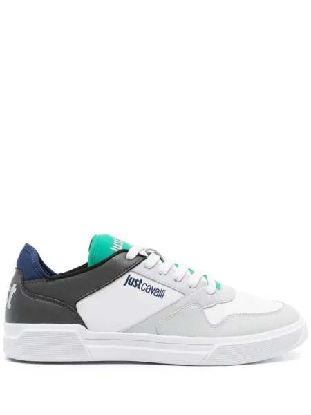 Sneakerși Just Cavalli din piele cu imagine