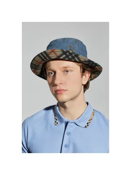 Kapelusz Burberry niebieski