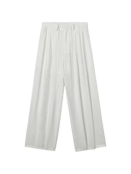 Pantaloni B+ab cu cordon alb