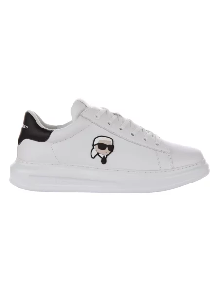 Buty KARL LAGERFELD Kapri Nft white leather białe