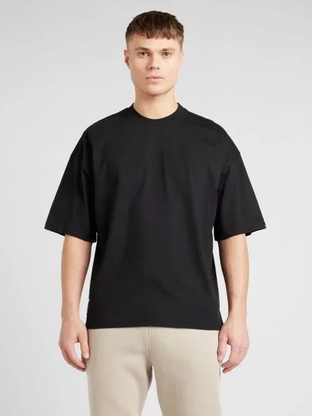 ALPHA INDUSTRIES Majica svetlo oranžna / črna bela