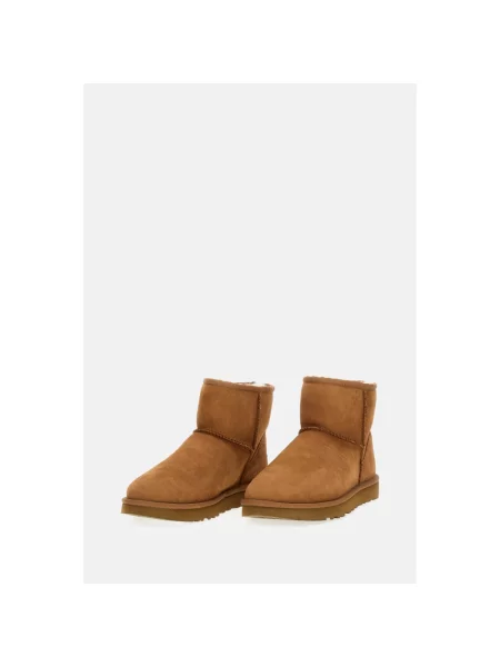 Botki Ugg skórzane klasyczne brązowe