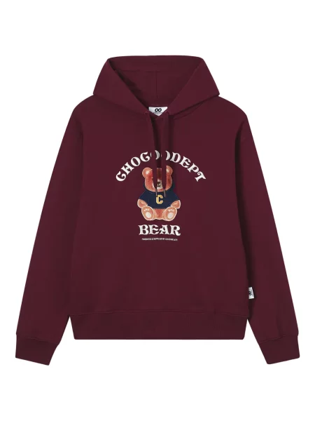 Hanorac cu glugă Chocoolate cu broderie