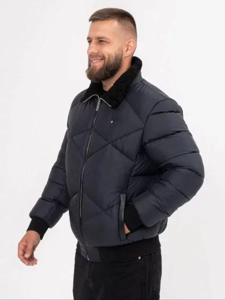 Пуховик D&v Couture синий