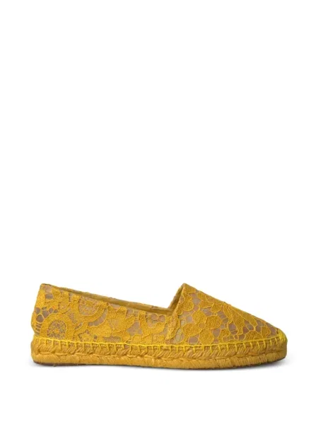 Espadrile Dolce & Gabbana din dantelă galben