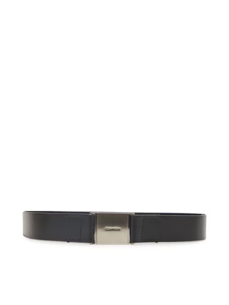 Calvin Klein Ženski remen Logo Plaque Elasticated Belt crna