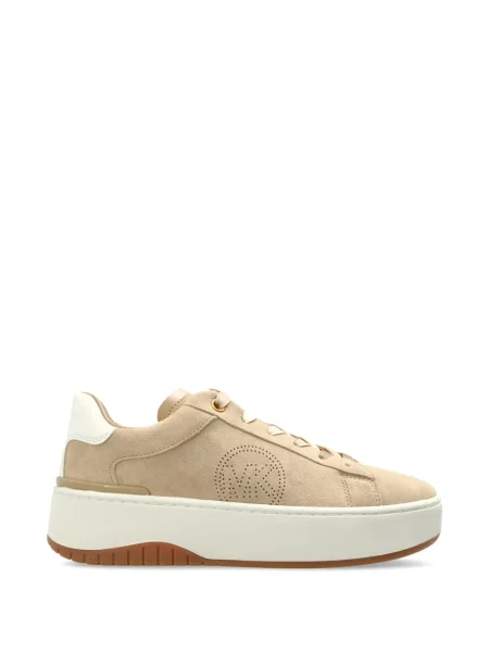 Sneakerși Michael Michael Kors din piele cu platformă maro