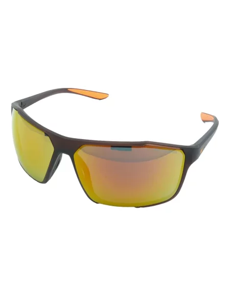 Ochelari de soare Nike cu cordon din jerseu cu imprimeu abstract gri