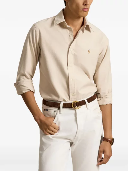 Καπιτονέ kαρό σκαρπινια Polo Ralph Lauren κοτλέ πράσινο