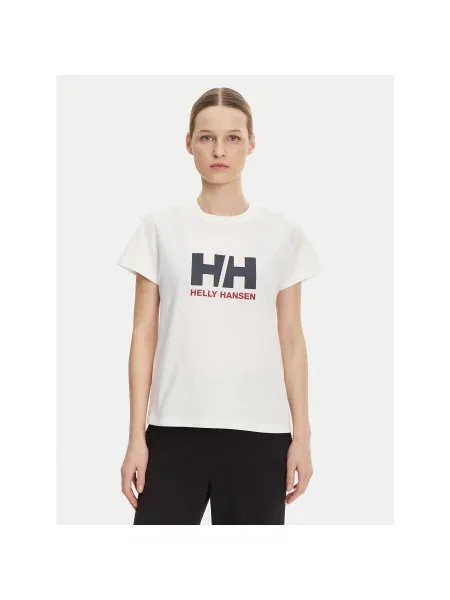 Helly Hansen Póló Logo Regular Fit fehér