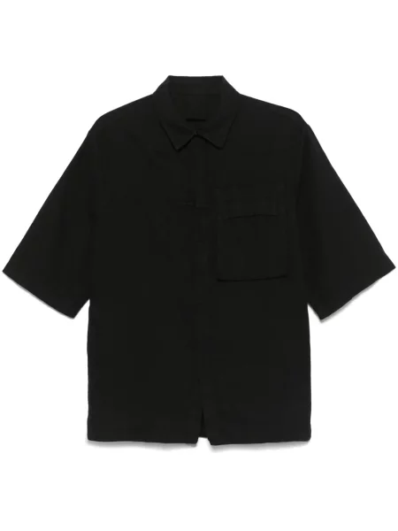 Cămașă Thom Krom scurtă negru