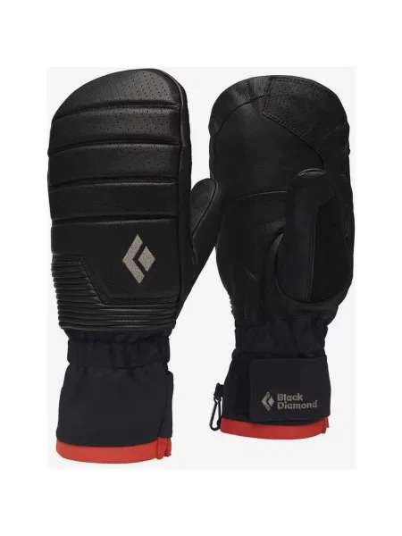 Rękawice z jednym palcem Black Diamond Progression GORE-TEX czerwone S czarne