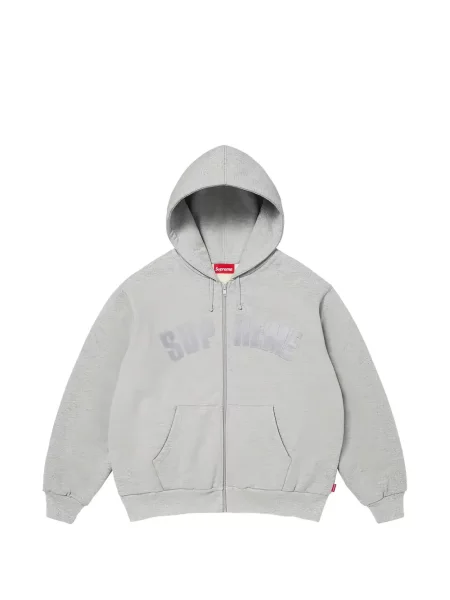 Суичър с качулка Supreme сиво