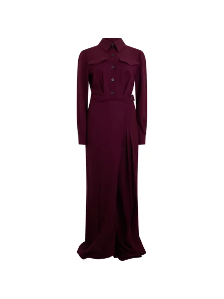 Rochie maxi Alberta Ferretti violet