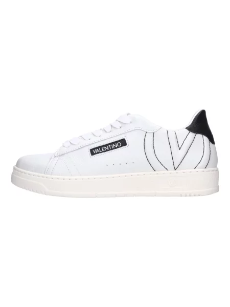 Lniane sneakersy Valentino By Mario Valentino casual białe