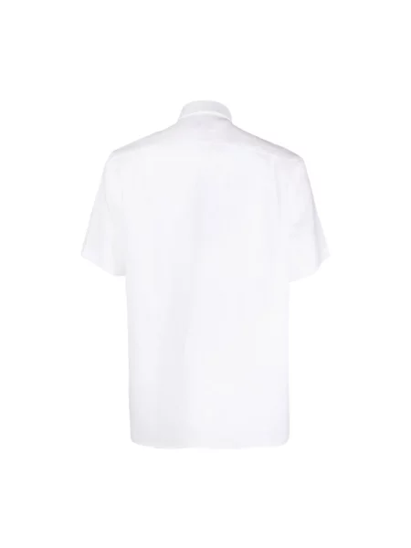 Lacoste koszula lniana biała