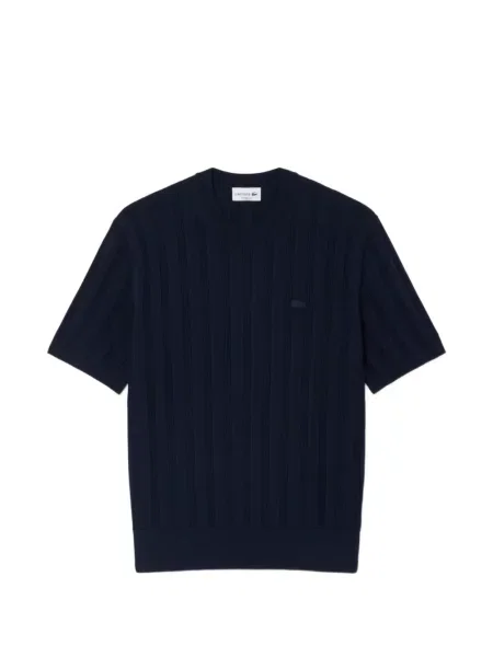 Cămașă Lacoste tricotate albastru