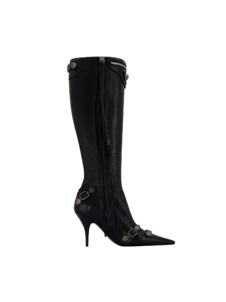 Botki Balenciaga skórzane czarne