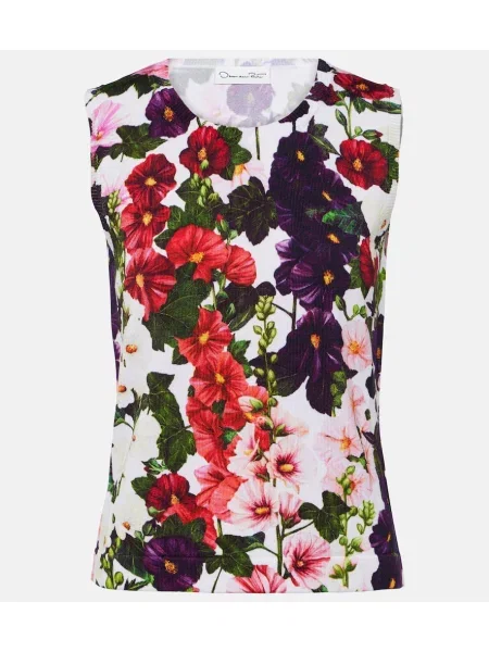 Pulover Oscar De La Renta cu model floral
