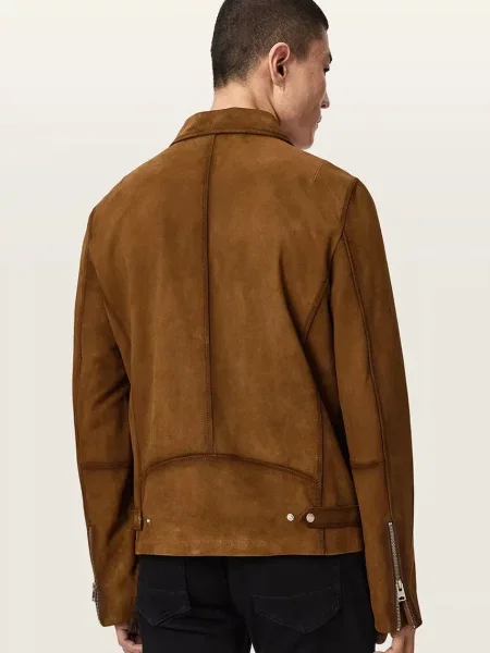 AllSaints демісезонна куртка замшева ASHWOOD