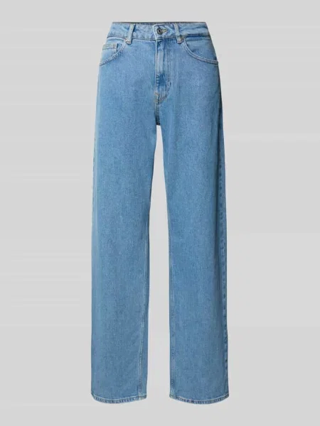 Jeansy z szerokimi nogawkami z Mieszanka bawełny Model WIDE BEA-KORI' Selected Femme niebieskie