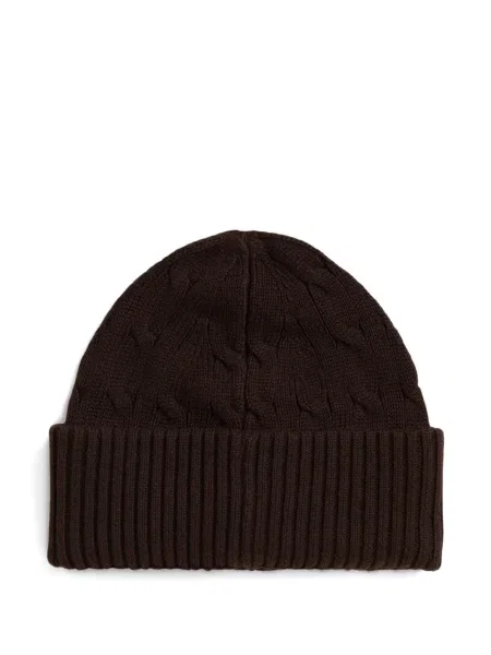 Czapka dziecięca Polo Ralph Lauren brązowa